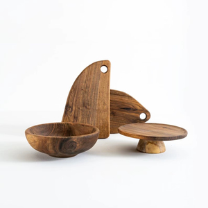 Support à gâteau réglable en bois, écologique et fait main, pour boulangeries et événements - Product Image 1
