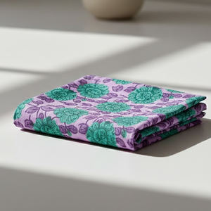 ผ้าฝ้ายพิมพ์ลายที่สวมใส่สบาย ผลิตจากเส้นใยฝ้ายธรรมชาติ สำหรับงานสิ่งทอในชีวิตประจำวัน - Product Image 1