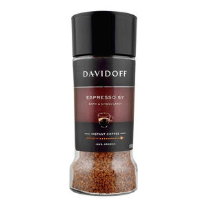 Café Instantáneo Davidoff Espresso Intense Luxury, Frasco de 100g – Café Espresso de Cuerpo Intenso con Gran Potencia y Calidad Premium - Product Image 1