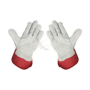 ถุงมือเชื่อมหนังวัวแท้คุณภาพสูง ทนความร้อน สำหรับงานหนัก แบบยาว - Product Image 4