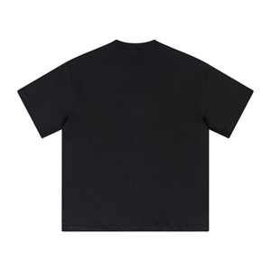 เสื้อยืดคอกลมของผู้ชายผ้าคอตตอนสีตัดกันเสื้อยืด100% ทอแบบย้อนกลับ - Product Image 4