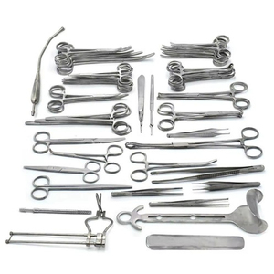 ชุดเครื่องมือผ่าตัดทั่วไป Bone Bridge Instruments BBI-1632 50 ชิ้น ชุดเครื่องมือผ่าตัดช่องท้องแบบพื้นฐาน ทำจากสแตนเลสสตีล เยอรมัน - Product Image 1