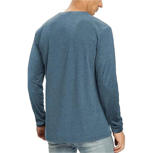 Vêtements décontractés polyvalents, matière respirante, design élégant, confort durable, t-shirt à manches longues pour hommes, doux et confortable, pour hommes - Product Image 2