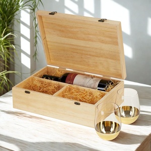 Coffret Cadeau en Bois pour Vin – Vente en Gros Usine – Étui de Rangement Premium pour Vins, Idéal pour Mariages, Anniversaires et Cadeaux de Pendaison de Crémaillère - Product Image 4