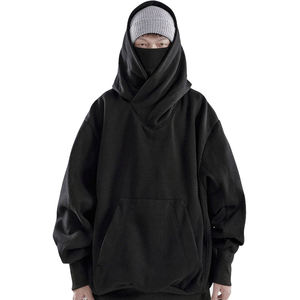 Techwear Hoodie Mens Streetwear High Neck <b>Ninja</b> Hoodie Oversized Black Tactical Pullover Cyberpunk <b>Clothing</b> Hip Hop Sweatshirt - Product Image 4