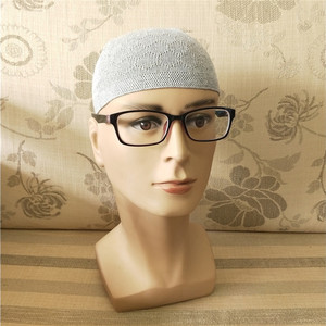 Knitted Cotton Jersey Fabric Solid Color <b>Muslim</b> Cap for <b>Men</b> Custom Islamic Stretchable Four Seasons Indian Prayers - Product Image 5