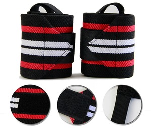 Attelle et sangles de poignet GAF pour haltérophilie, robustes, en coton, caoutchouc et polyester, pour hommes et femmes, logo personnalisé disponible - Product Image 5