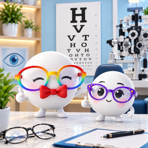 HOTV-Tabelle mit Rot-Grün-Leisten zur Sehschärfenachprüfung 6m / 20ft Elektrisch für Krankenhausgebrauch Klasse I - Product Image 2