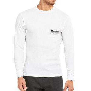 Camiseta Térmica Unisex de Poliéster/Algodón con Capucha, Manga Larga, Cierre de Cremallera, Corte Holgado, Tejido Waffle para Otoño - Product Image 3