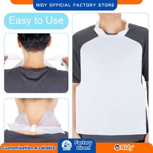 Nidy Lightweight <b>Disposable</b> Waterproof PP Material Adult Spa Salon Wellness <b>Apron</b> Hygienic Single-Use Beauty Personal Care - Product Image 3