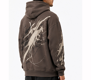 เสื้อฮู้ดดี้ดีไซน์เนอร์แฟชั่นทรงโอเวอร์ไซส์ สไตล์สตรีทแวร์ สำหรับผู้ชาย ใส่สบายๆ ในชีวิตประจำวัน - Product Image 5
