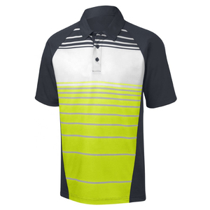 <b>Men</b> Polo Shirts Twill <b>Stretchy</b> Material Custom Logo Sublimation Printed Golf Apparel <b>Men</b> Shirts Casual Sports Wear UPF 50+ oem - Product Image 4