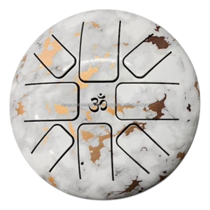 Tambor Handpan Digital de Acero Inoxidable Premium con Recubrimiento de Esmalte, Mazos de Goma, para Meditación, Yoga, Relajación, Sanación Sonora, Música - Product Image 6