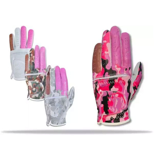 Nouvelles gants de golf professionnels au design innovant, respirants, confortables, avec sangle de poignet réglable, en peau de mouton, personnalisables avec logo imprimé - Product Image 2