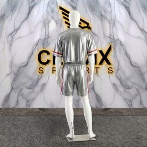 CLOVIX SPORTS Men's Summer Casual Two-Piece Cotton T-<b>Shirt</b> Shorts Set Custom Logo Silk Screen Printing Letter Pattern ODM - Product Image 6