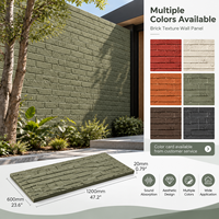 Panneau de revêtement mural en pierre artificielle PU, design brique monocolore pour façades architecturales, murs intérieurs et projets commerciaux