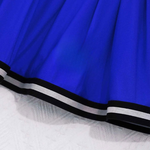Nuevas llegadas: Vestido de animadora de poliéster/algodón estampado, uniforme de baile, precio mayorista, servicio OEM, disfraz de animadora - Product Image 3