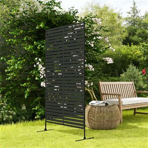 Schermo Decorativo Nero per Privacy Esterna, Recinzione e Supporto per Piante, Rete da Giardino - Product Image 4