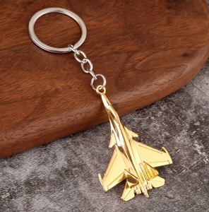 Llavero de Metal con Forma de Avión, Modelo de Aeronave, Regalo de Viaje para Amantes de la Aviación - Product Image 5