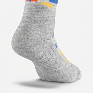 <b>Men's</b> Casual Comfort <b>Socks</b> Business Sporty Daily Styles Digital Printing Spandex/Nylon/Cotton Quick Dry <b>White</b> Red Brown High - Product Image 3