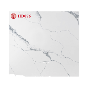 HD076 HIC Cuarzo Moderno Blanco Seashore Calacatta Encimeras de cuarzo Vanity Tops Table Tops Engineered Blend Cuarzo natural - Product Image 1