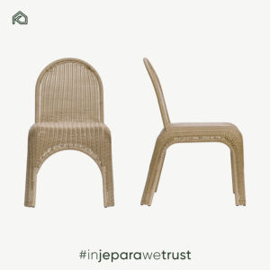 Silla de Comedor de Madera Minimalista Contemporánea para Exteriores con Tapicería de Lino para Hotel, Patio, Terraza, Bistro, Venta al Por Mayor - Product Image 6