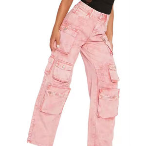 กางเกงคาร์โก้ผู้หญิงคุณภาพสูง สำหรับฤดูร้อน ระบายอากาศได้ดี น้ำหนักเบา ทนทาน ผ้าฝ้าย 100% ทรงตรง ขายดีอันดับต้นๆ - Product Image 6