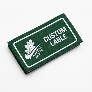 Etiqueta Tejida Personalizada para Ropa, con Logotipo Cosido y Nombre Bordado, para Productos Textiles - Product Image 1