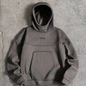 Sweat-shirt oversize pour homme, style streetwear, épaules tombantes, décontracté, pour la gym, en tissu épais, essentiel de la mode urbaine moderne. - Product Image 1