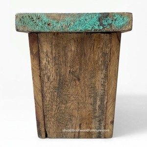 Nichoir en bois écologique pour petits oiseaux, fabriqué à partir de bois de bateau recyclé, couleurs naturelles vieillies, utilisation intérieure/extérieure en été pour petits oiseaux - Product Image 3