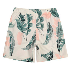 Shorts de sport pour hommes en polyester double couche avec sublimation graphique personnalisée, taille élastique confortable, style streetwear - Product Image 2