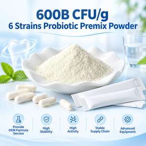 OEM - Polvo Probiótico Premix de 6 Cepas para Apoyar el Equilibrio de la <span class=keywords><strong>Microbiota</strong></span> Oral, Compra al por Mayor para Suministro de Materia Prima - Product Image 1