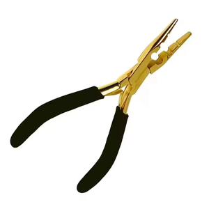 Alicates profesionales para extensiones de cabello, herramienta de extensión de acero inoxidable para instalación, extracción y uso en salón de belleza - Product Image 1