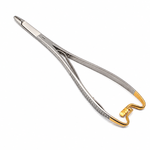 ที่จับเข็มผ่าตัดแบบมืออาชีพ Mathieu Needle Holder TC – ที่จับเข็มผ่าตัดทำจากทังสเตนคาร์ไบด์และสแตนเลสสตีล พร้อมด้ามจับสีทอง - Product Image 5