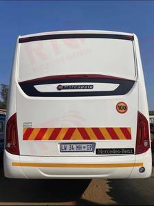 カスタムザンビアロング車両黄色赤反射板ストリップ反射自己接着性リアマーキング反射板トラックシェブロンボード - Product Image 6