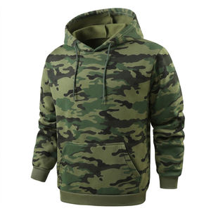 Ensemble 2 pièces pour homme, motif camouflage, streetwear printemps-automne, survêtement de sport pour homme, sweat-shirt et pantalon - Product Image 3