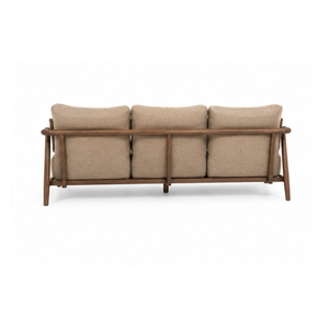 Sofá de Lujo de Madera de Teca Sólida para Exteriores, 3 Plazas, para Resort, Villa, Hotel, Patio, Piscina, Muebles de Descanso, Fabricante Personalizado - Product Image 3