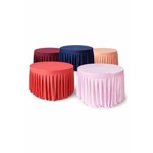 6ft Rectangle Eco-Friendly Banquet Linen <b>Table</b> <b>Cover</b> for Home Wedding Events - Product Image 1