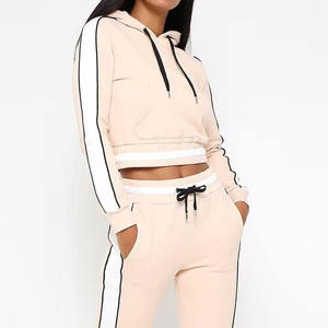 Conjunto Deportivo de Sudadera con Capucha para Mujer, 100% Algodón, Otoño 2026, Color Sólido, Bolsillos Laterales, Manga Larga, Corte Holgado, Estilo Casual - Product Image 5