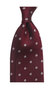 Corbata Masónica Premium con Símbolo de No Me Olvides, Bordado a Máquina, Corbata Personalizada para Hombre - Product Image 3