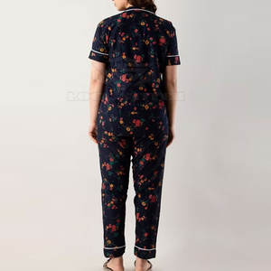 Conjunto de Ropa de Dormir para Mujer, Camiseta de Manga Larga y Pantalones, Atuendo Ligero y Suave para la Noche - Product Image 3