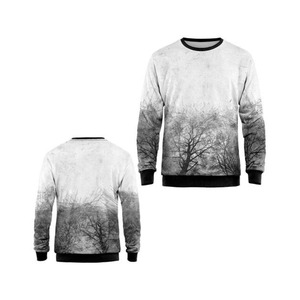 Sweat-shirt à col rond pour homme, imprimé crâne, décontracté, manches longues, coupe classique, imprimé par sublimation, 100% polyester, pour l'automne - Product Image 2