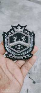 Écusson brodé personnalisé de qualité supérieure, broderie au fil, pour uniforme, blazer, vêtement, badge décoratif - Product Image 3