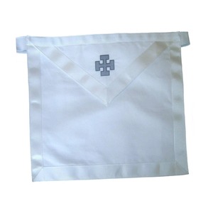 31st Degree Scottish Rite <b>Apron</b> All <b>White</b> with Logo Custom Logo And Best Quality Masonic Lodge <b>Aprons</b> - Product Image 1
