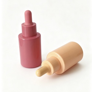 Flacon compte-gouttes en verre dépoli <span class=keywords><strong>mat</strong></span> couleur <span class=keywords><strong>pastel</strong></span> 30 ml, emballage pour huiles essentielles, sérums et cosmétiques Macaron - Product Image 3