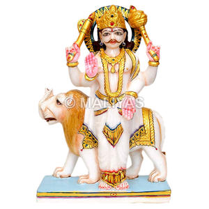 หินอ่อน budh Navagraha Murti | หินอ่อนทำมือ budh Dev Idol-maliyas - Product Image 1