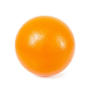 Balles de jouet Dodgeball en mousse enduite de peau de PU durable orange de 6 pouces (152mm) - Product Image 1