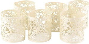 Bougeoirs chauffe-plat à LED 50 pièces en papier pour la décoration de Noël à la maison - Product Image 3