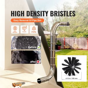 Kit di Pulizia per Condotti di Asciugatrice da 40 Piedi, 29 Pezzi con Accessori Completi, Spazzola Rinforzata in Nylon per Pulizia Premium dei Condotti - Product Image 2