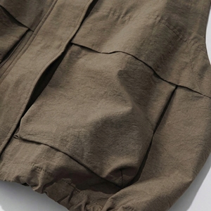 เสื้อกั๊กอเนกประสงค์สีน้ำตาลมะกอก |   เสื้อแจ็คเก็ตทำงานแบบไม่มีแขนคอตั้ง |   เสื้อกั๊กยุทธวิธีหลายกระเป๋า |   ผู้ผลิต OEM ตามสั่ง - Product Image 4